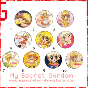 Tokyo Mew Mew 東京ミュウミュウ Zakuro Fujiwara/ Pudding Fong Anime Pinback Button Badge Set 1a or 1b( or Hair Ties / 4.4 cm Badge / Magnet / Keychain Set )